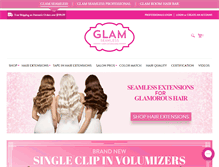 Tablet Screenshot of glamseamless.com